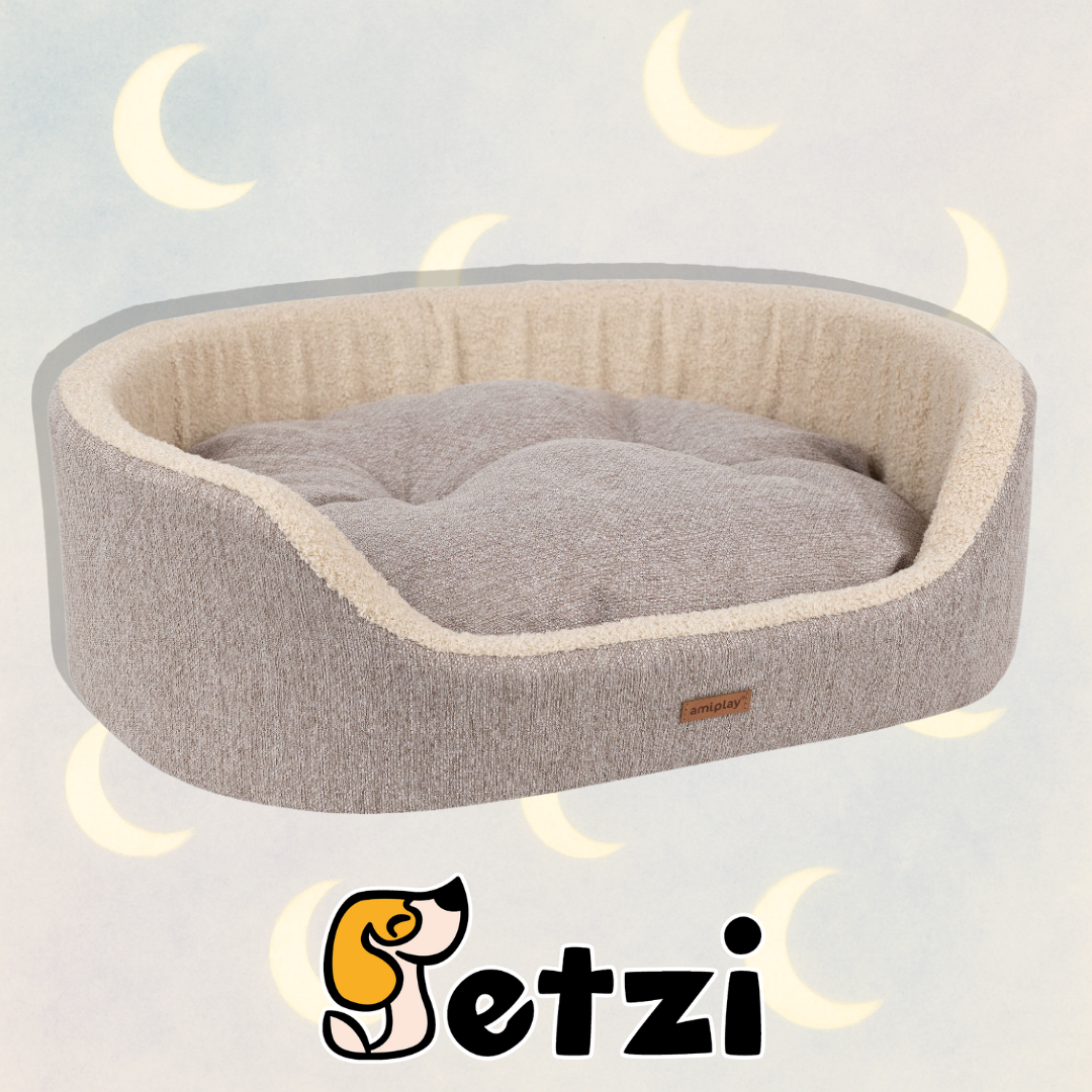 AMIPLAY LEGOWISKO ELIPSA 2 IN 1 MALMO BEŻOWE S