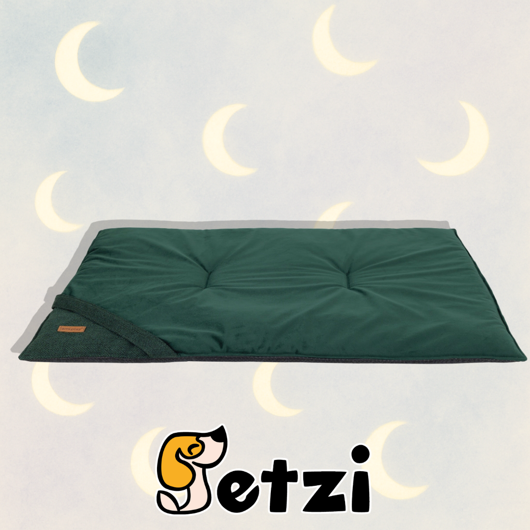 AMIPLAY MATA SIENA ZIELONA M - LEGOWISKO DLA PSIAKA