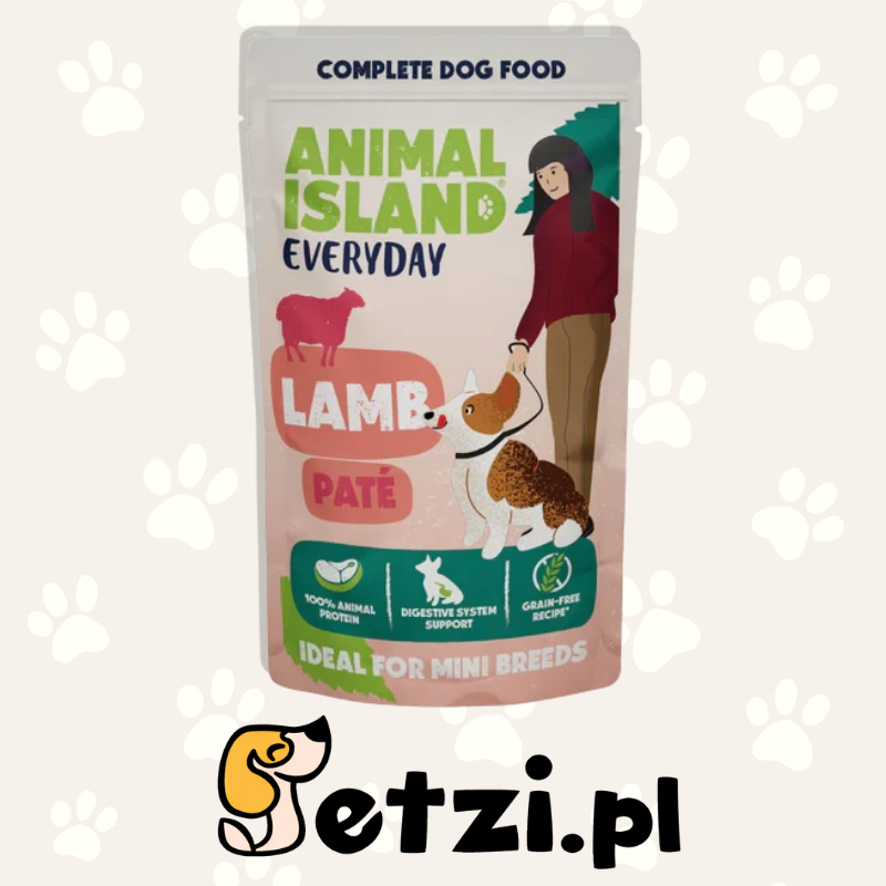 ANIMAL ISLAND MOKRA KARMA DLA PSA JAGNIĘCINA 150G