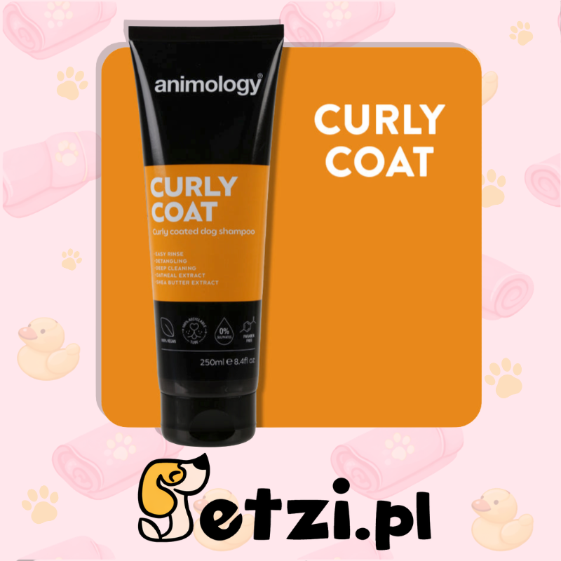 ANIMOLOGY CURLY COAT SHAMPOO 250ML - SZAMPON DO KRĘCONEJ SIERŚCI