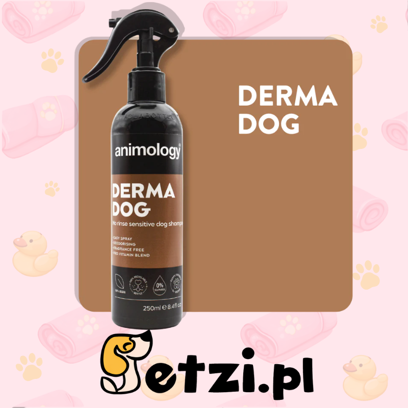 ANIMOLOGY DERMA DOG SHAMPOO - SZAMPON DO WRAŻLIWEJ SKÓRY PSA