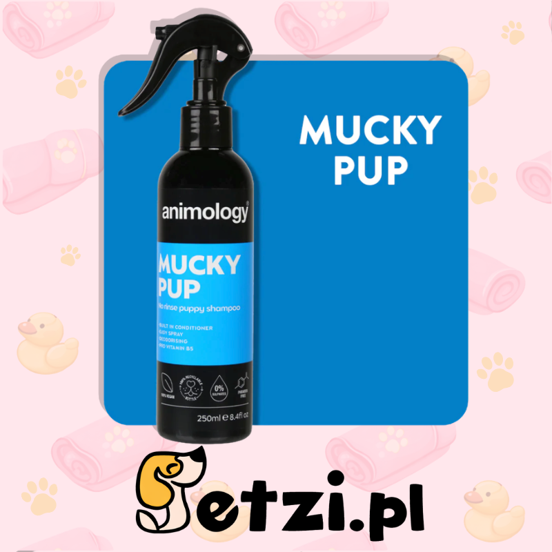 ANIMOLOGY MUCKY PUP NO RINSE SHAMPOO - SUCHY SZAMPON DLA SZCZENIĄT