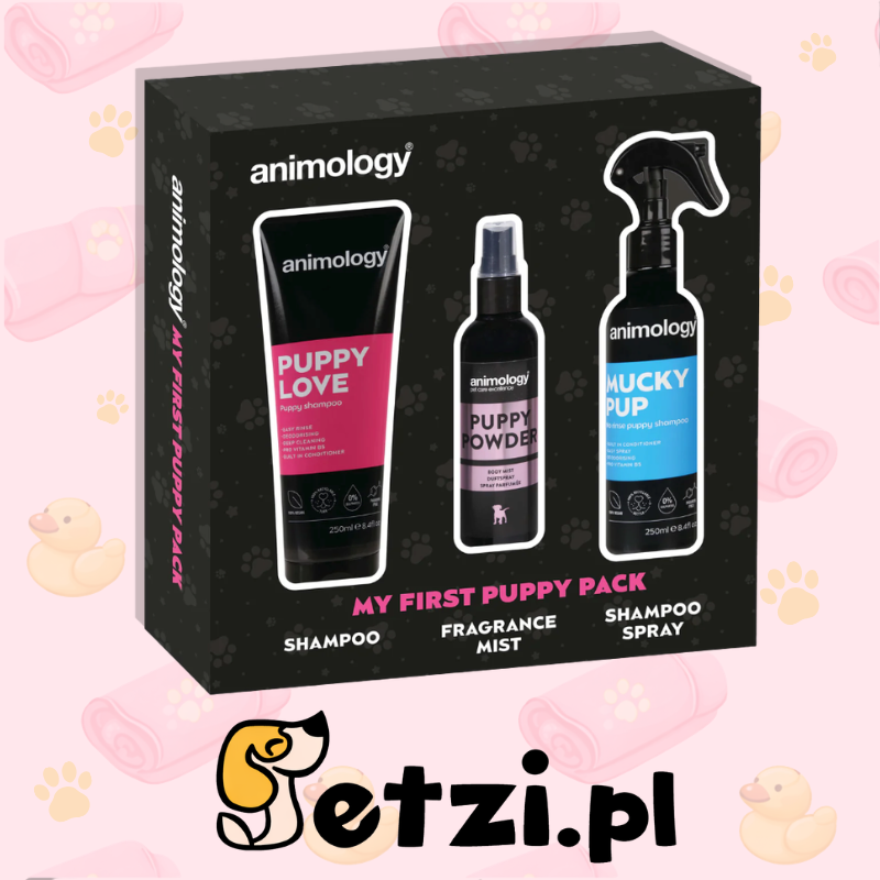 ANIMOLOGY MY FIRST PUPPY PACK - PIERWSZY ZESTAW PIELĘGNACYJNY DLA SZCZENIAKA