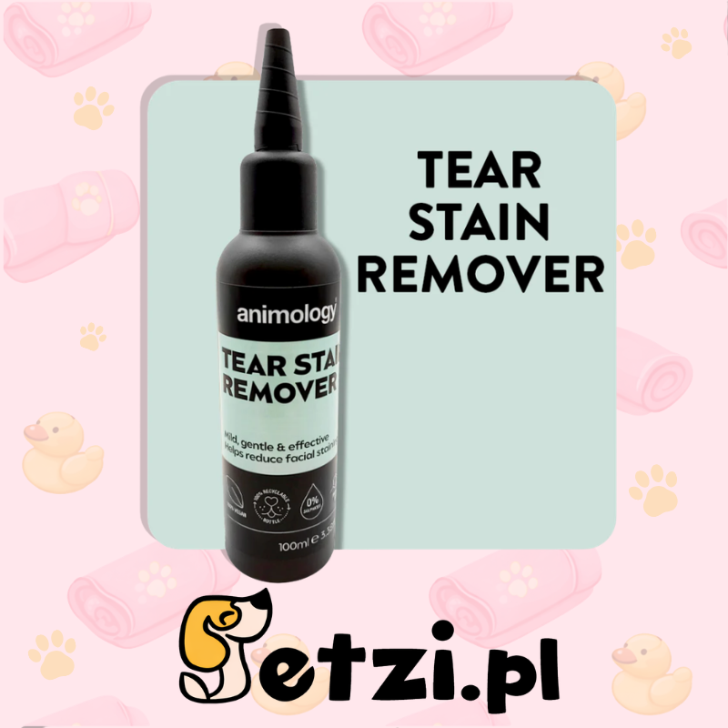 ANIMOLOGY TEAR STAIN REMOVER 100ML - PREPARAT USUWAJĄCY PRZEBARWIENIA POD OCZAMI