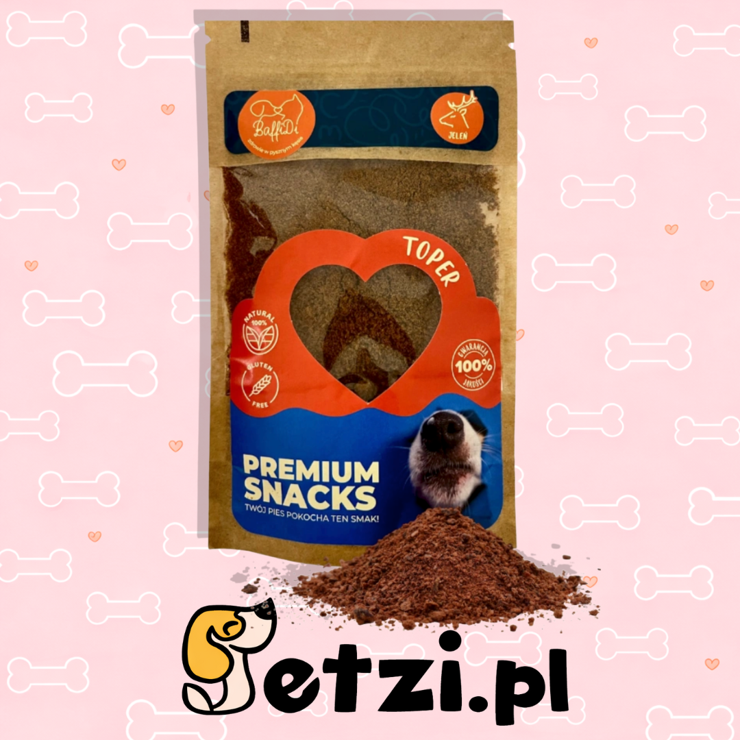 BAFFIDI TOPER PRZYSMAKI DLA PSA SUSZONE MIĘSO JELEŃ 100G