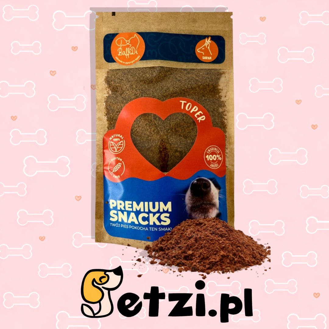 BAFFIDI TOPER PRZYSMAKI DLA PSA SUSZONE MIĘSO SARNA 100G