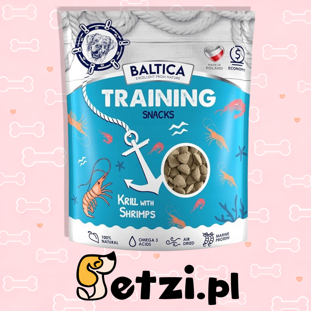 BALTICA EXCELLENT PRZYSMAKI DLA PSA TRAINING SNACKS KRILL&SHRIMPS 600G