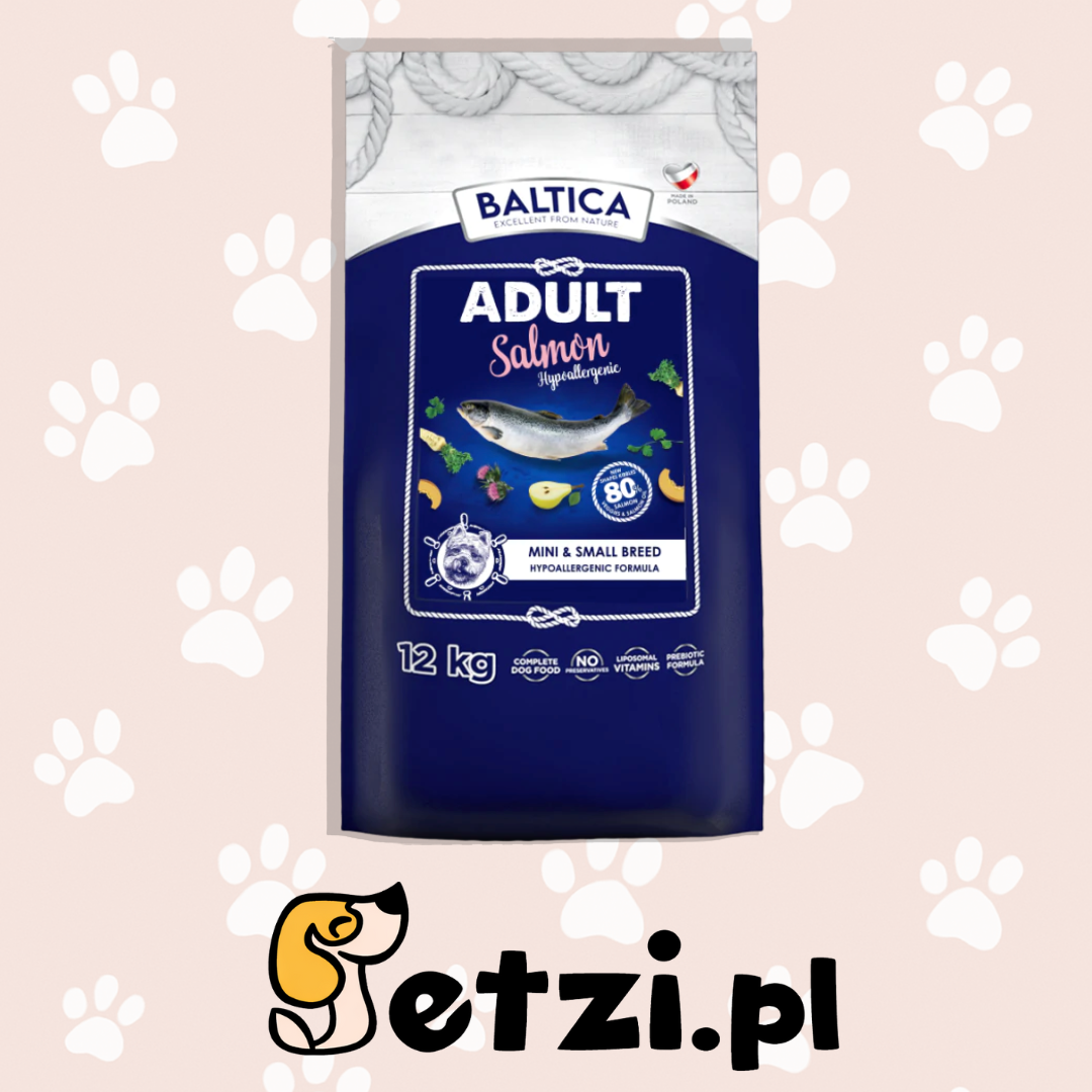 BALTICA HIPOALERGICZNA SZCZENIAK SUCHA KARMA DLA PSA XS/S 12KG
