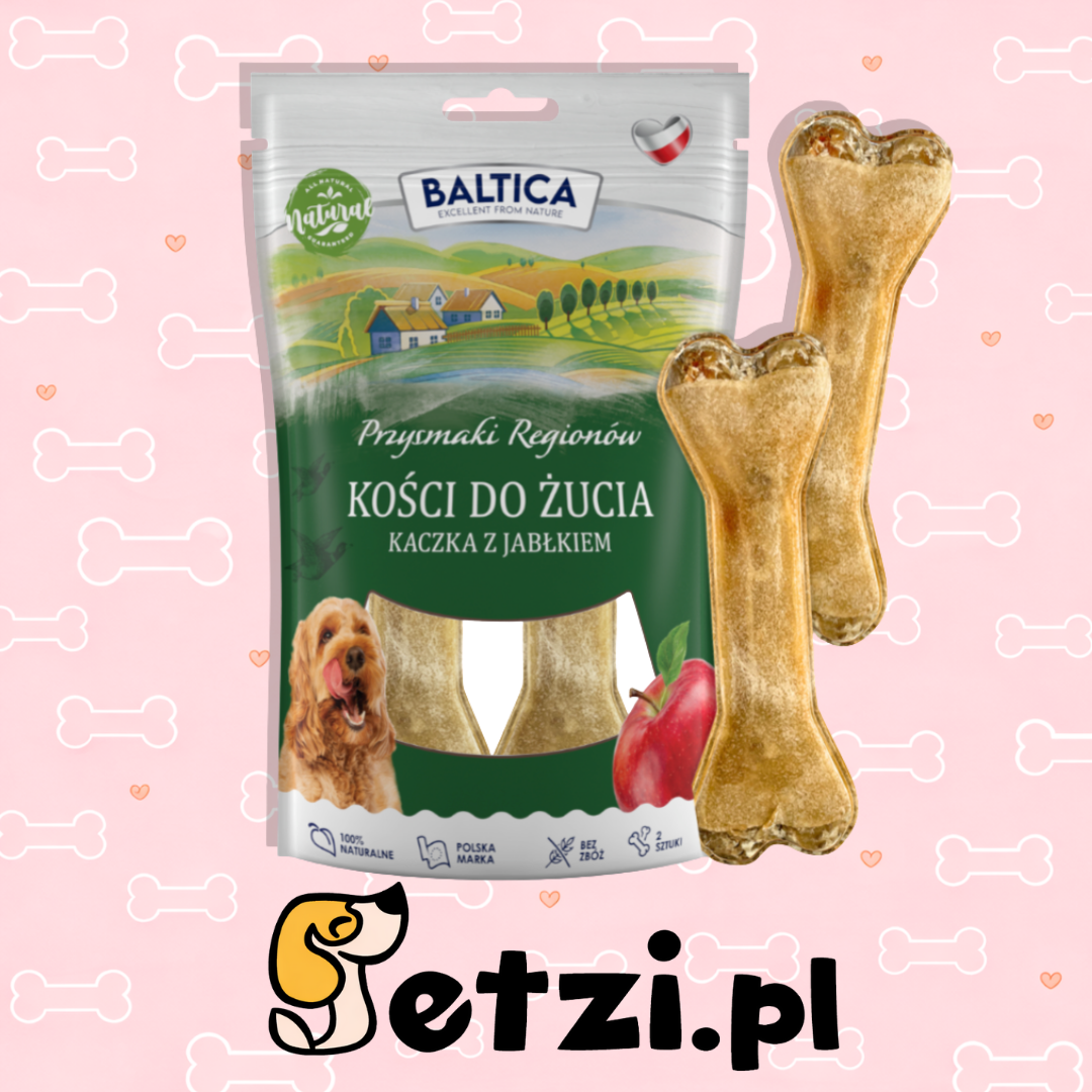 BALTICA SMAKI REGIONÓW GRYZAK DLA PSA KOŚCI KACZKA Z JABŁKIEM 2SZT.
