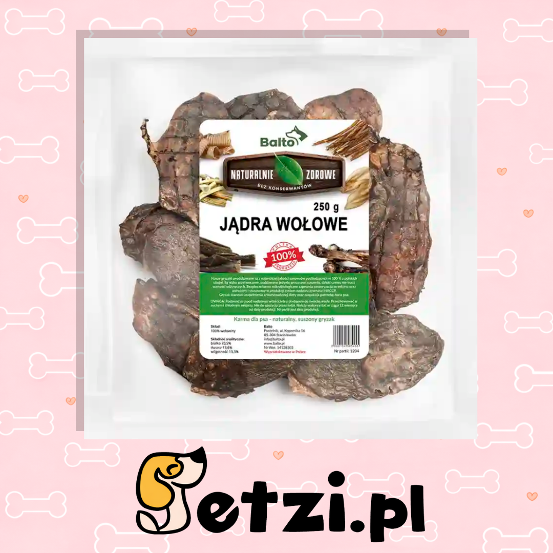 BALTO GRYZAK DLA PSA JĄDRA WOŁOWE 250G