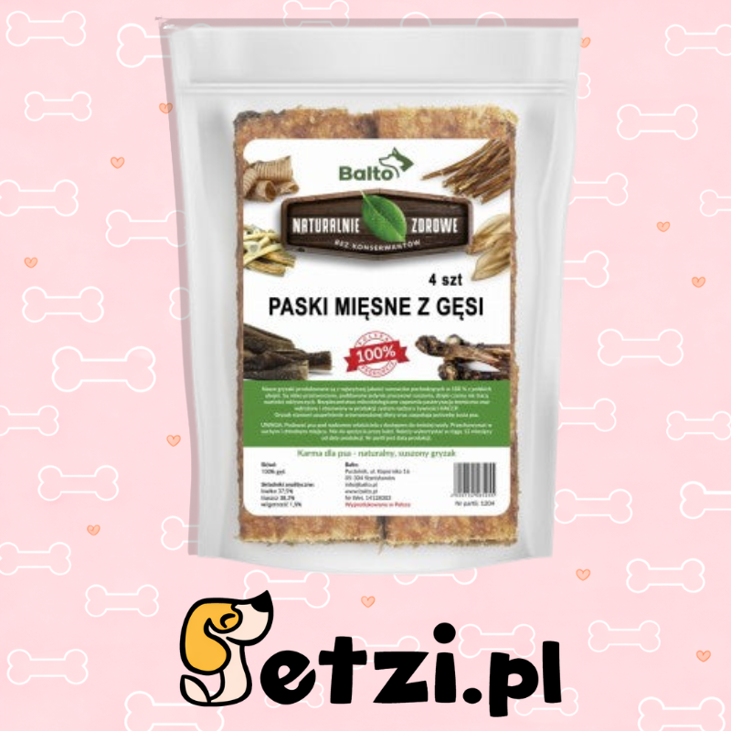 BALTO GRYZAK DLA PSA PASKI MIĘSNE Z GĘSI