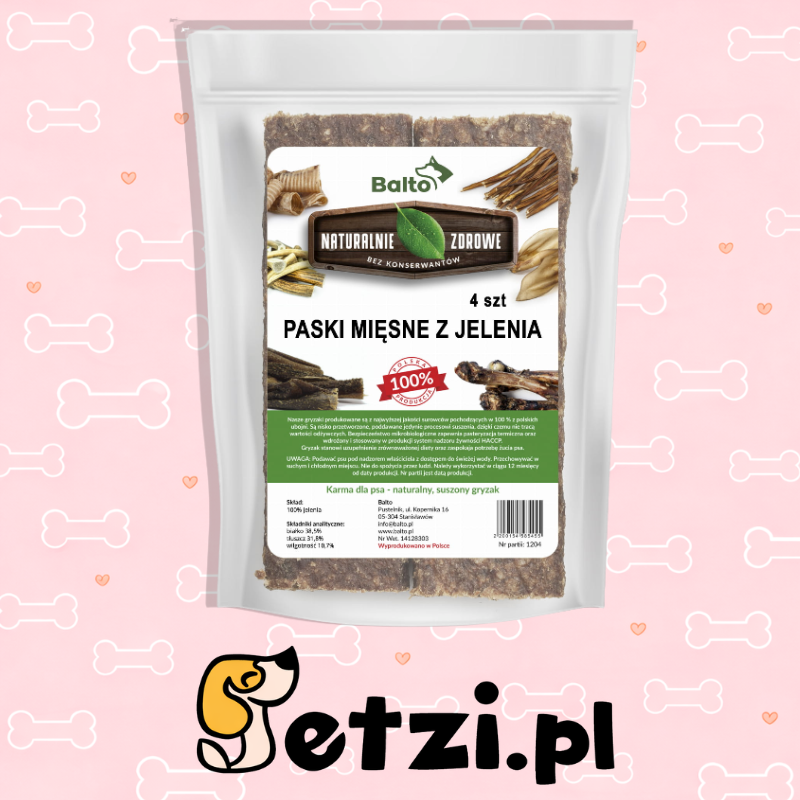 BALTO GRYZAK DLA PSA PASKI MIĘSNE Z JELENIA