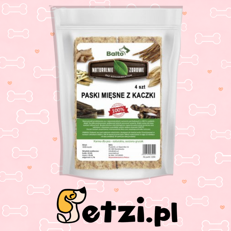 BALTO GRYZAK DLA PSA PASKI MIĘSNE Z KACZKI