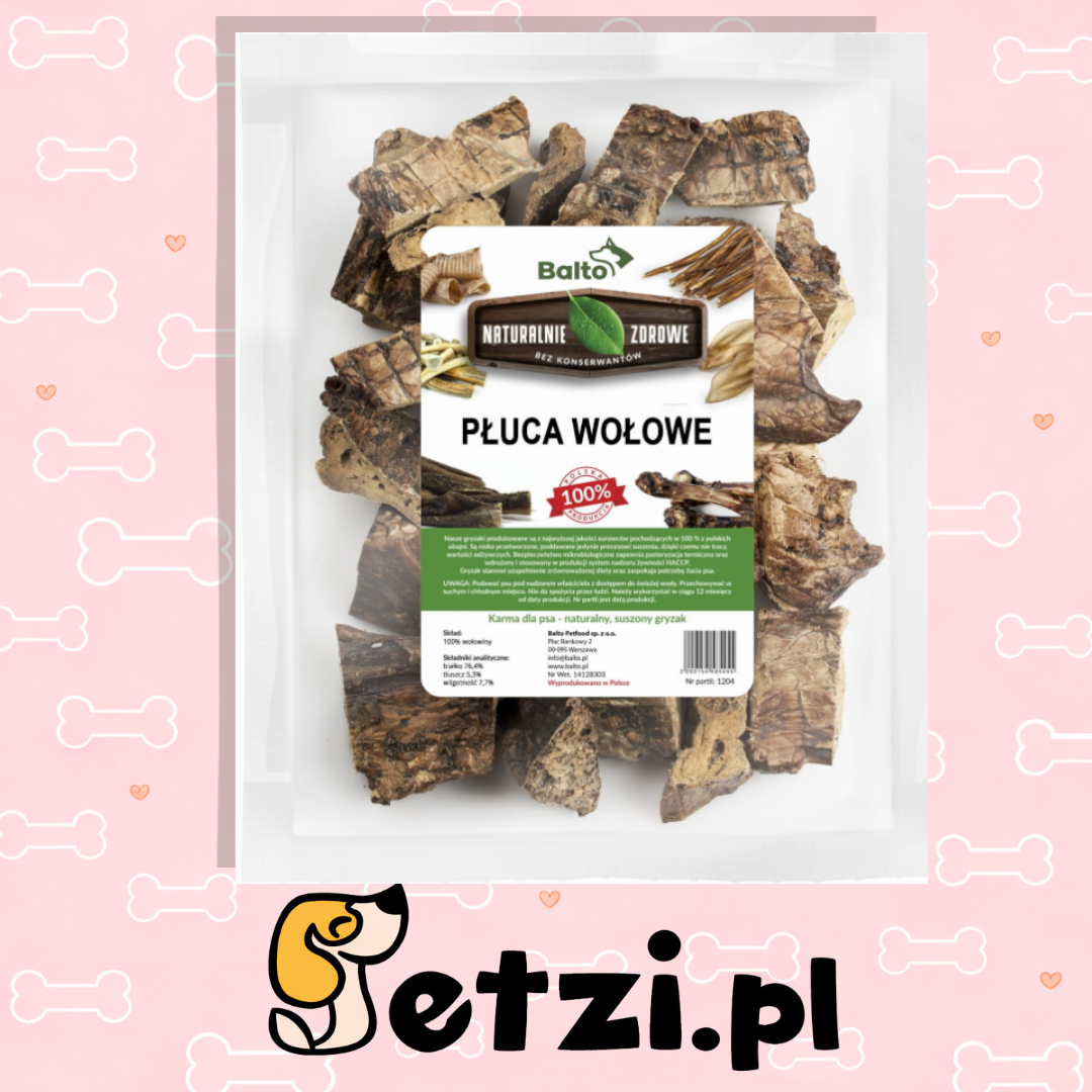 BALTO GRYZAK DLA PSA PŁUCA WOŁOWE 200G