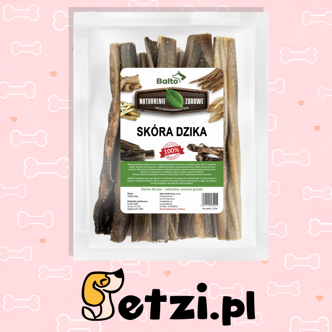 BALTO GRYZAK DLA PSA SKÓRA DZIKA 100G