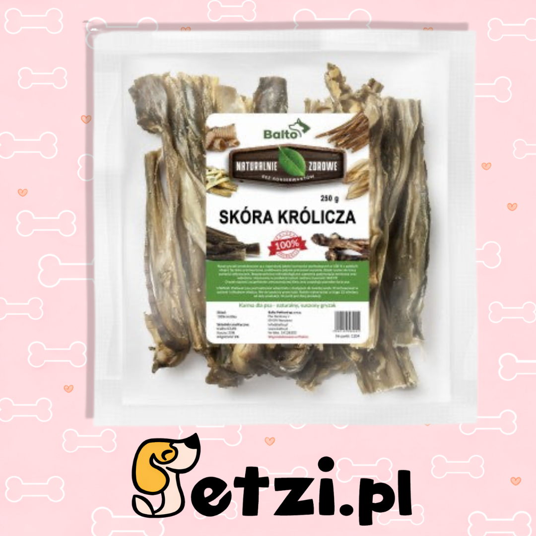 BALTO GRYZAK DLA PSA SKÓRA KRÓLICZA 250G