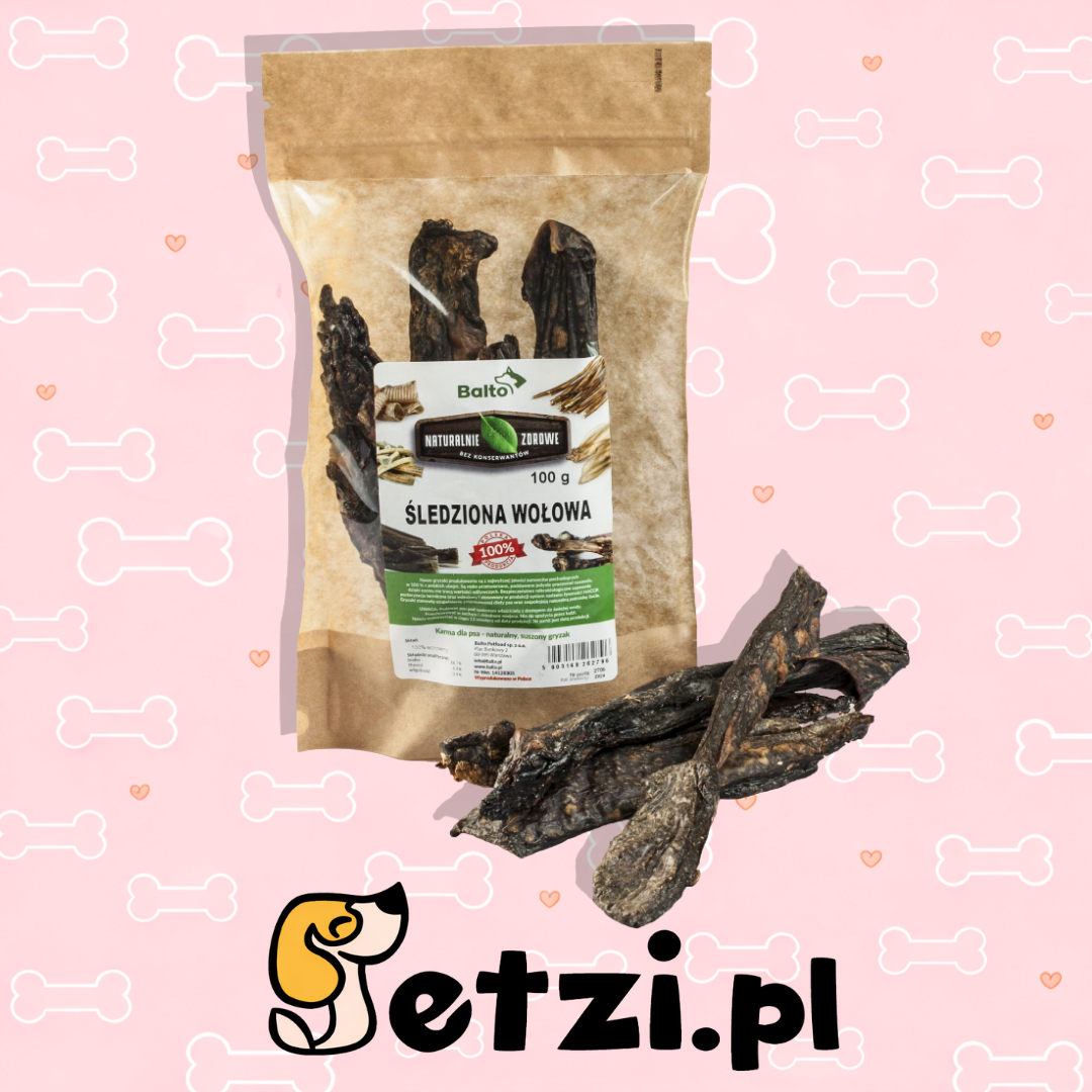 BALTO GRYZAK DLA PSA ŚLEDZIONA WOŁOWA 100G