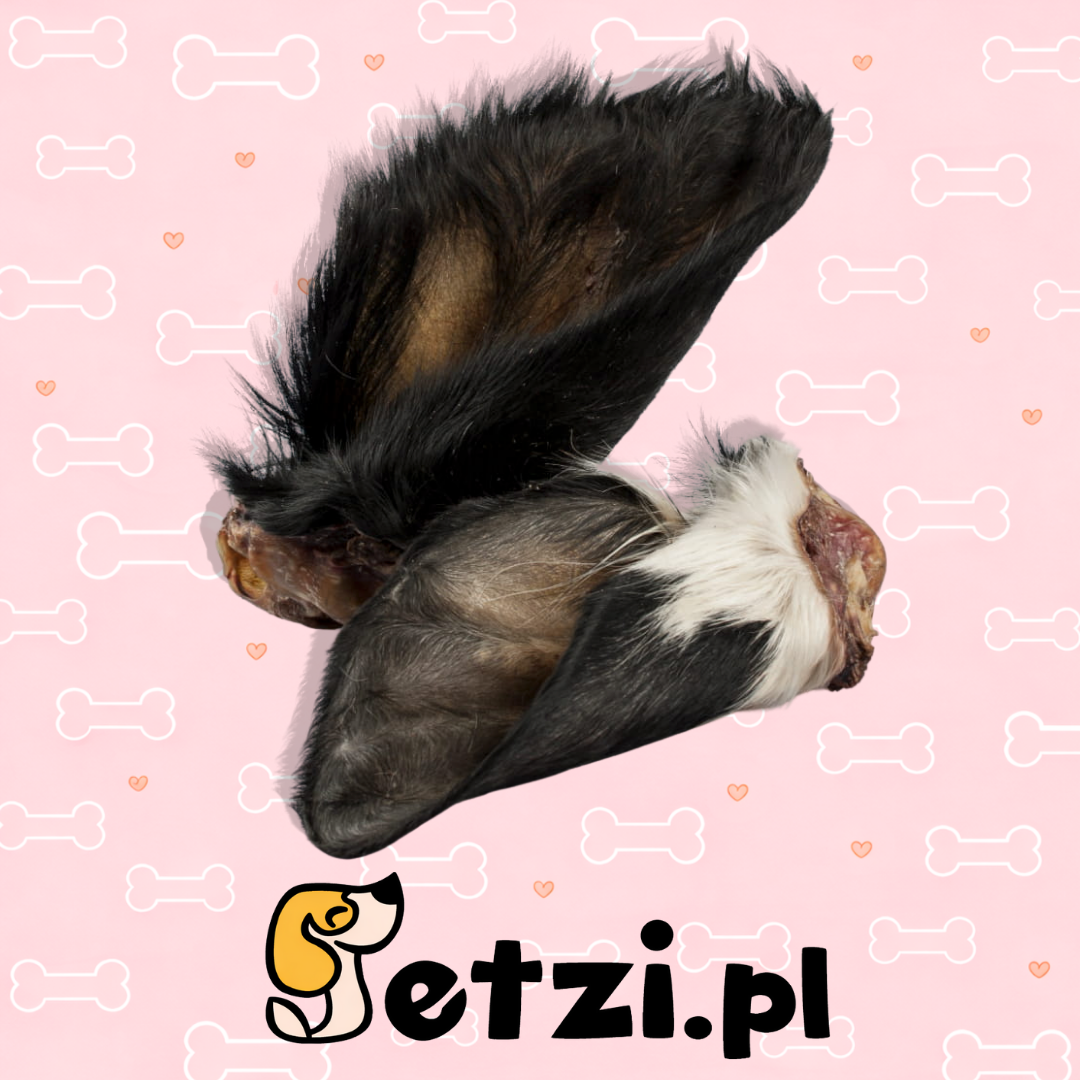 BALTO GRYZAK DLA PSA UCHO WOŁOWE Z FUTREM 1SZT