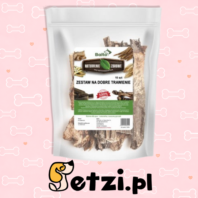 BALTO GRYZAK DLA PSA ZESTAW NA DOBRE TRAWIENIE 10SZT