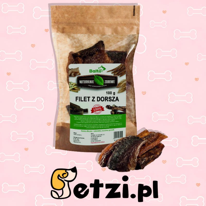 BALTO PREMIUM GRYZAK DLA PSA FILET Z DORSZA 100G