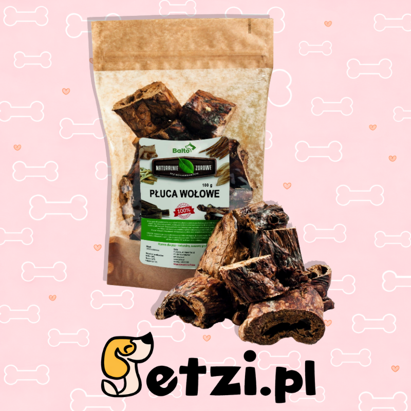 BALTO PREMIUM GRYZAK DLA PSA PŁUCA WOŁOWE
