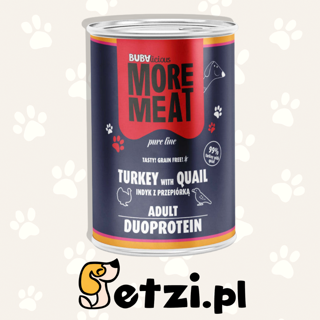 BUBA BUBALICIOUS DUO PURE MOKRA KARMA DLA PSA INDYK PRZEPIÓRKA 400G