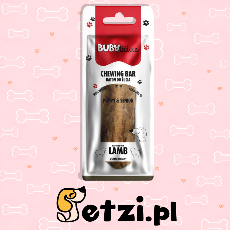 BUBA BUBALICIOUS GRYZAK DLA PSA BATON O SMAKU OWCY XXL 22CM
