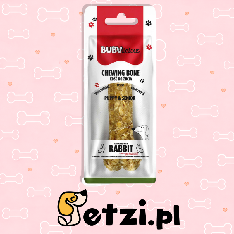 BUBA BUBALICIOUS GRYZAK DLA PSA KOŚĆ NA STAWY KRÓLIK 17CM