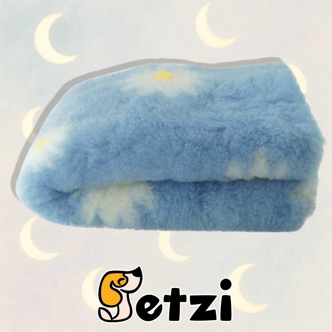 BUBA DRY BED 28MM 100X75CM STOKROTKI BŁĘKIT