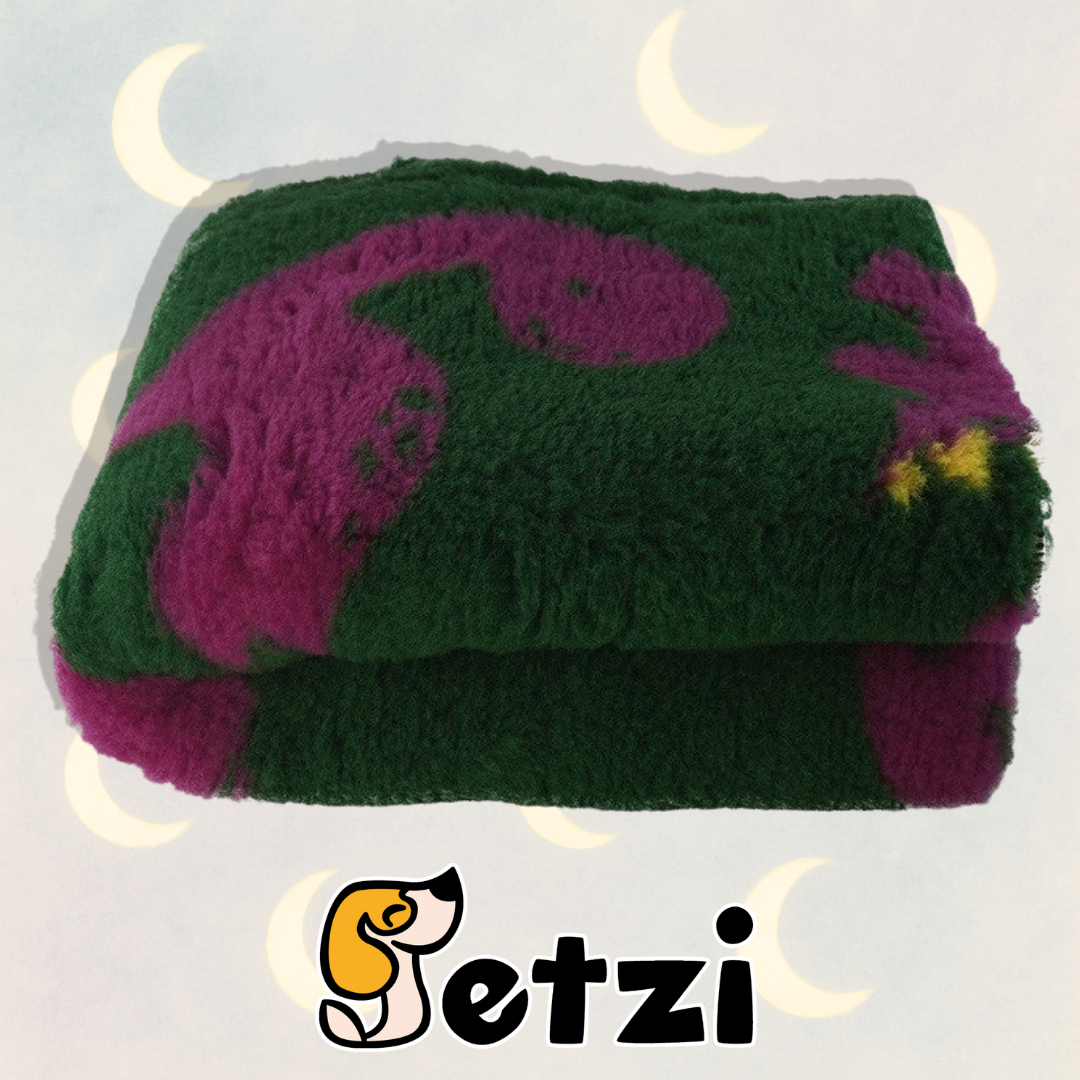 BUBA DRY BED 28MM 75X50 DINO ZIELONE