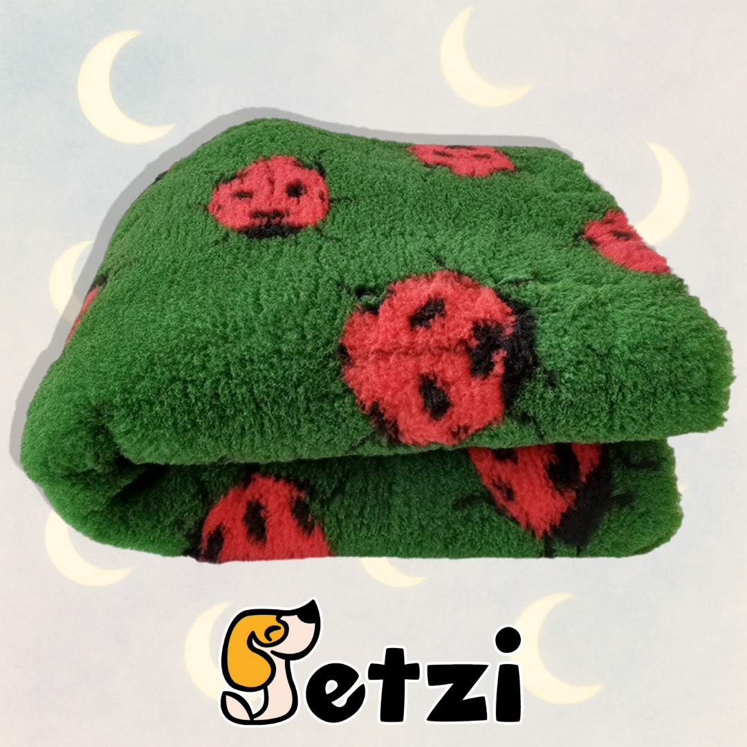 BUBA DRY BED 28MM 75X50CM BIEDRONKI ZIELONE