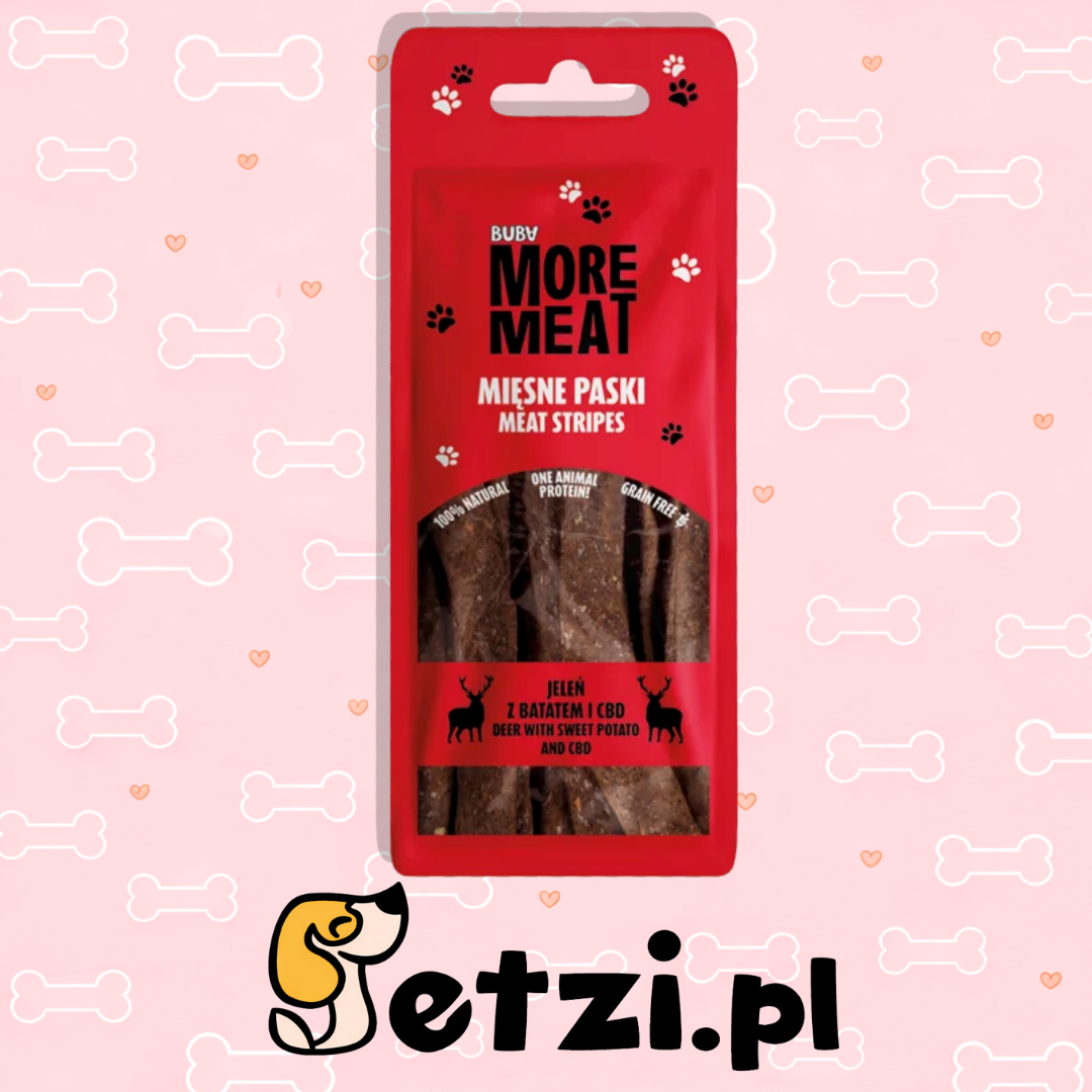 BUBA MORE MEAT PASKI JELEŃ BATAT CBD 70G