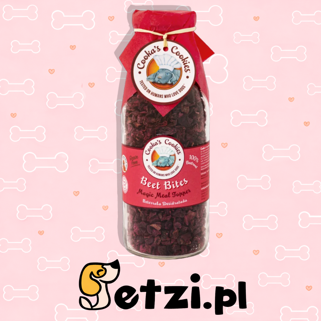 COOKAS COOKIES PRZYSMAKI DLA PSA BEET BITES KĄSKI Z BURAKA 160G