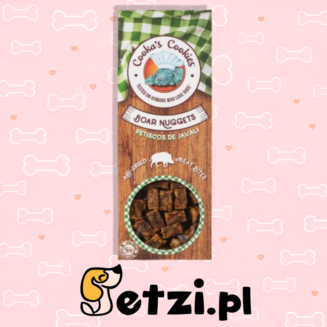 COOKAS COOKIES PRZYSMAKI DLA PSA BOAR NUGGETS NUGGETSY Z DZIKA 60G