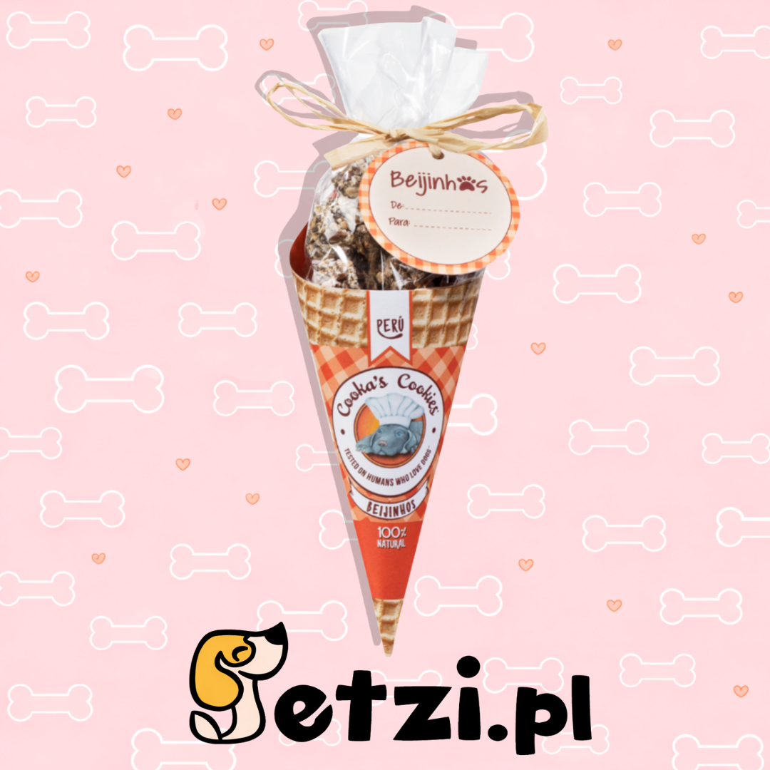 COOKAS COOKIES PRZYSMAKI DLA PSA LITTLE TURKEY KISSES Z INDYKA 50G