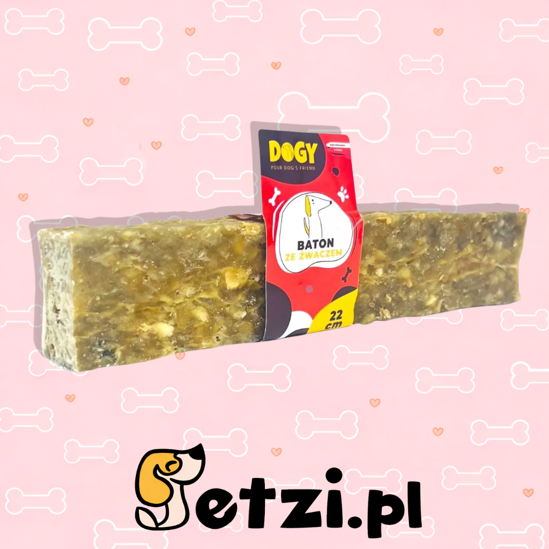 DOGY BATON ZE ŻWACZEM 22CM DLA PSA