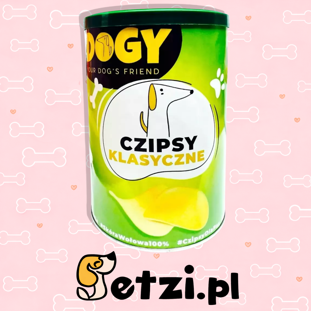 DOGY CZIPSY KLASYCZNE 120G - WOŁOWE CHIPSY DLA PSA