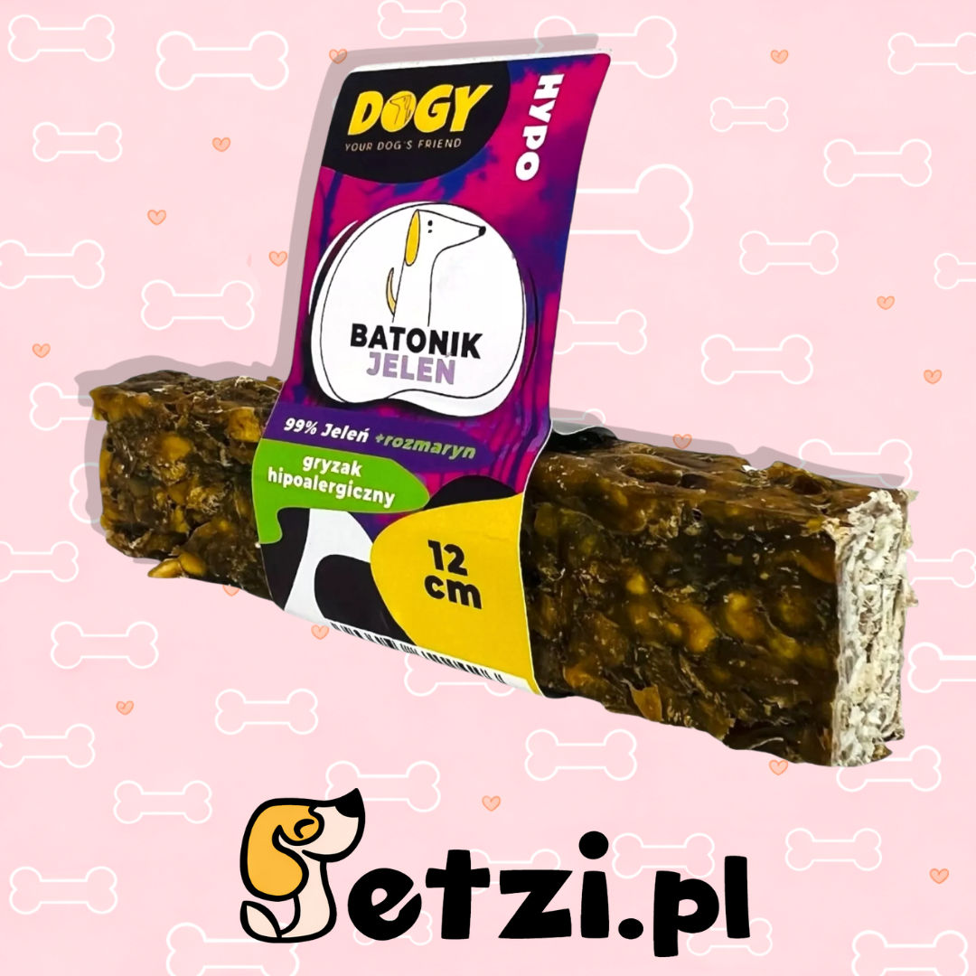 DOGY HYPO BATONIK JELEŃ I ROZMARYN 12CM