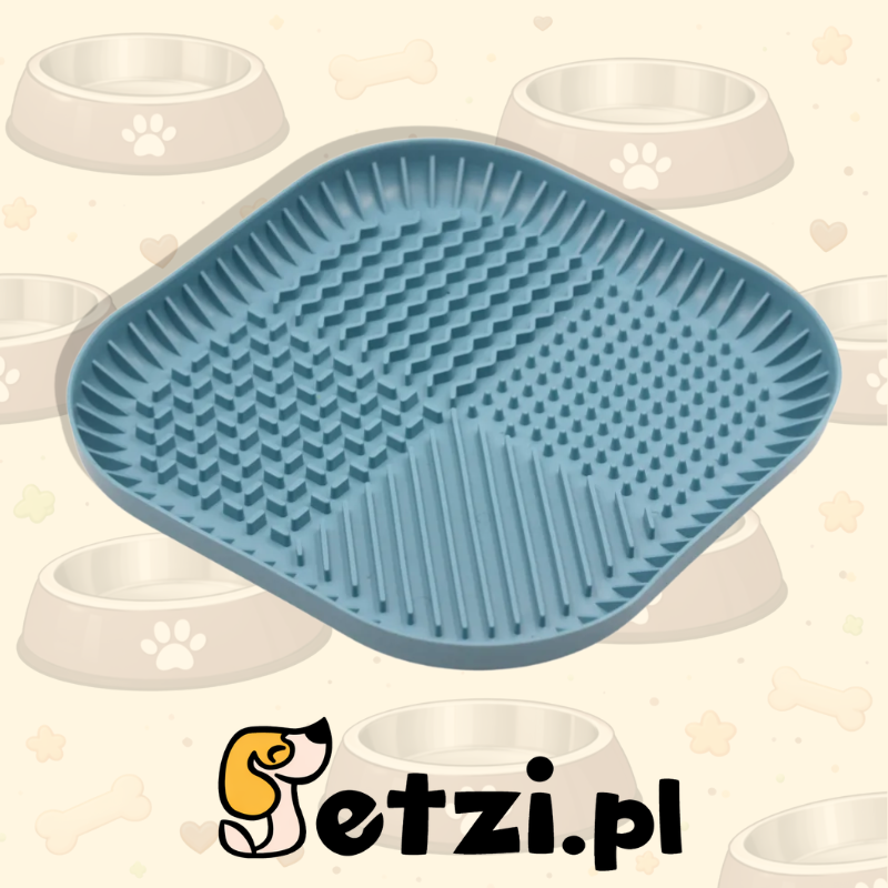 FIBOO FIBOOWL M CIEMNY NIEBIESKI - MISKO-MATA SPOWALNIAJĄCA