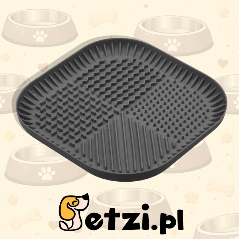 FIBOO FIBOOWL L CIEMNY SZARY - MISKO-MATA SPOWALNIAJĄCA