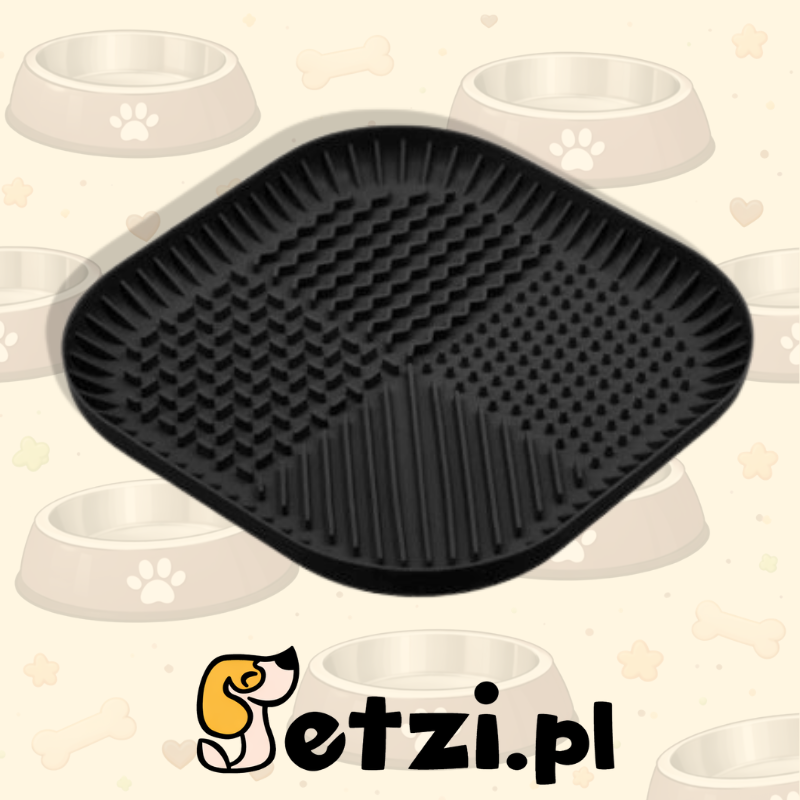 FIBOO FIBOOWL M CZARNY - MISKO-MATA SPOWALNIAJĄCA