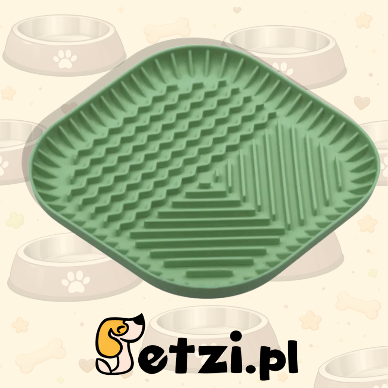 FIBOO FIBOOWL L ZIELONY - MISKO-MATA SPOWALNIAJĄCA