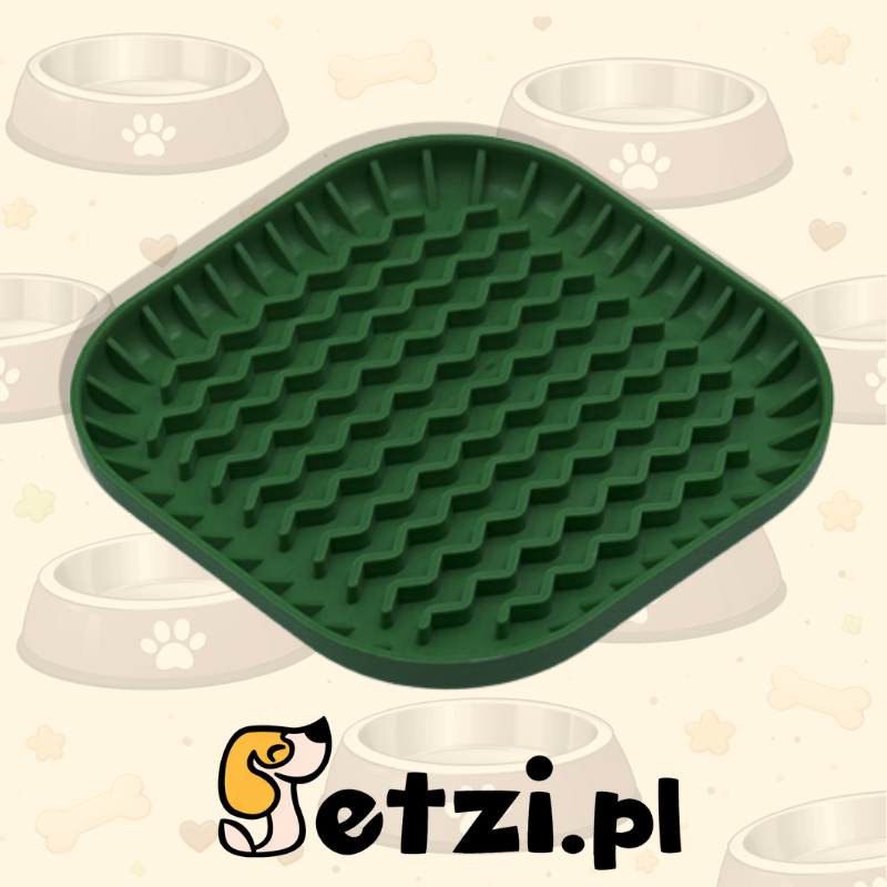 FIBOO FIBOOWL S BUTELKOWA ZIELEŃ - MISKO-MATA SPOWALNIAJĄCA