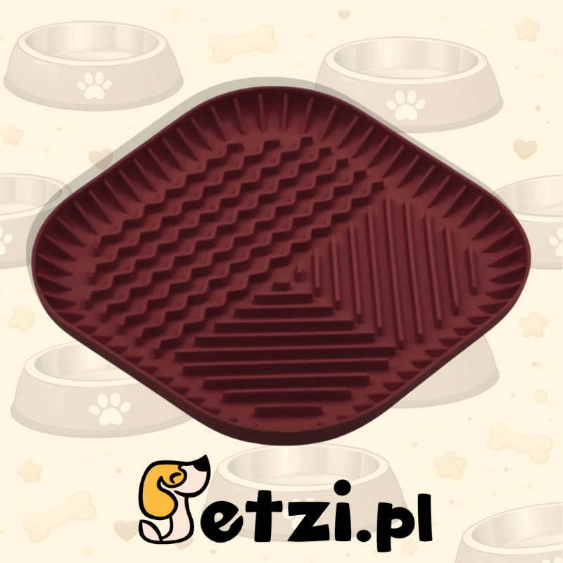 FIBOO FIBOOWL S GRANATOWY - MISKO-MATA SPOWALNIAJĄCA