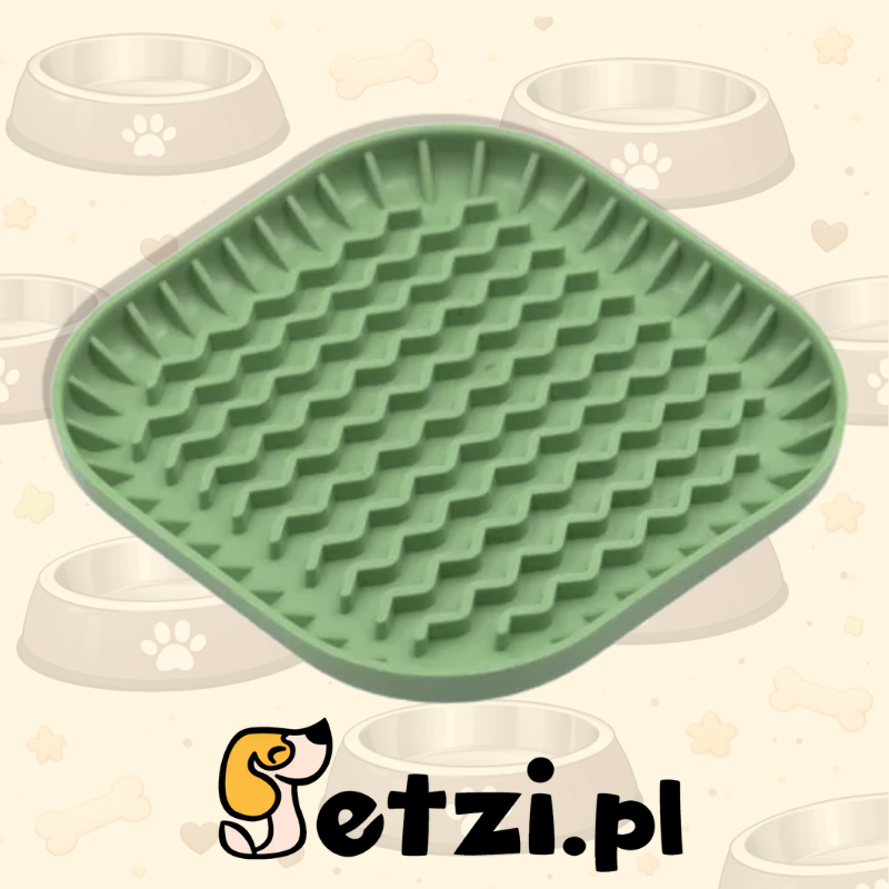 FIBOO FIBOOWL S ZIELONY - MISKO-MATA SPOWALNIAJĄCA