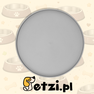 FIBOO FIPLOO - JASNY SZARY - TALERZYK Ø 21,5 CM