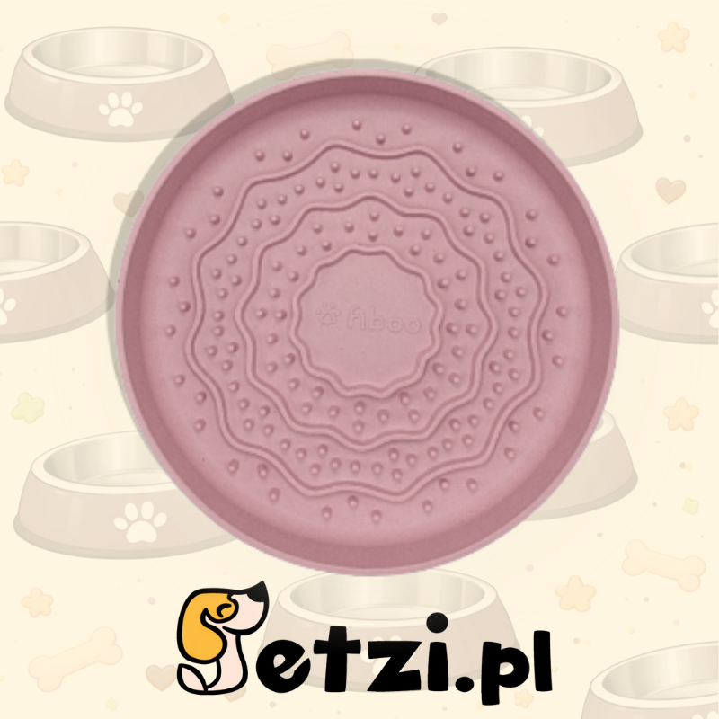FIBOO LICK FIBOOWL MINI RÓŻOWY - Ø 15 cm