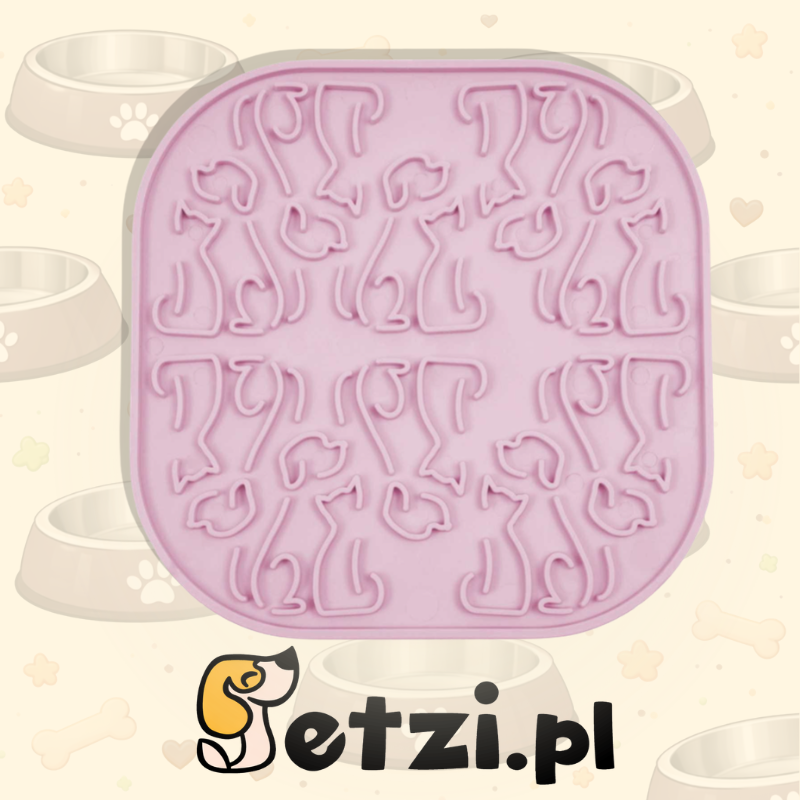 FIBOO LOLLIPOP RÓŻOWY - MATA DO LIZANIA 19X19CM