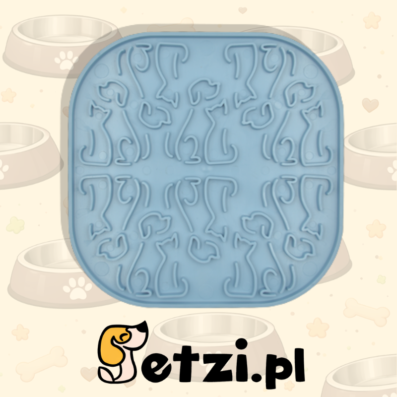 FIBOO LOLLIPOP STICKY NIEBIESKI - MATA DO LIZANIA 19X19CM