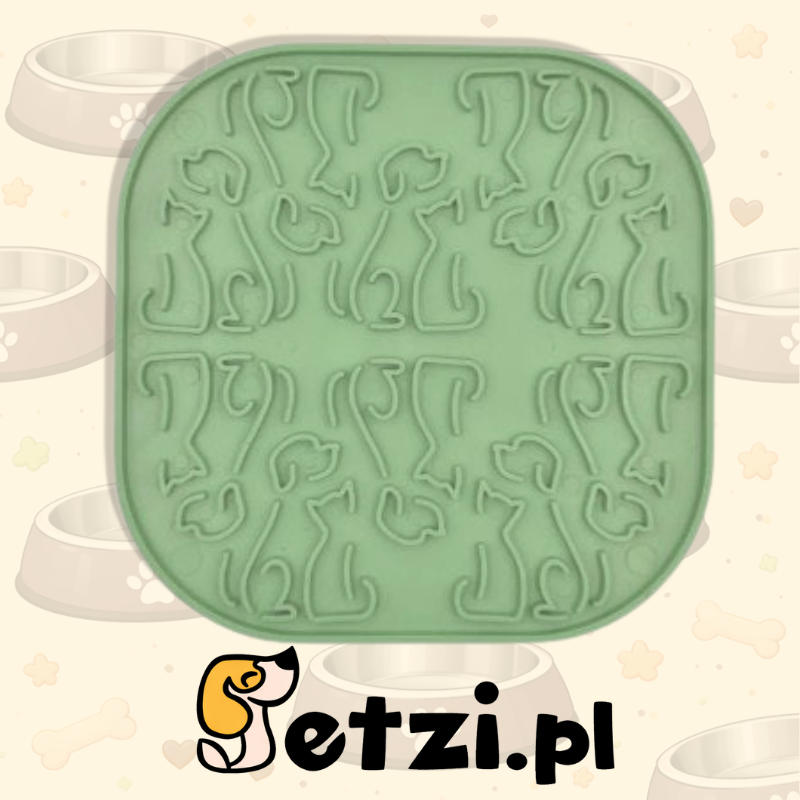 FIBOO LOLLIPOP STICKY ZIELONY - MATA DO LIZANIA 19X19CM